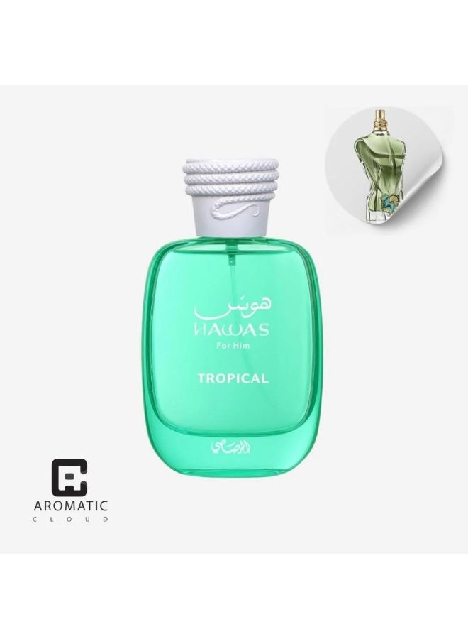 HAWSS Hawas Tropical Eau de Parfum 100ml - Image 3